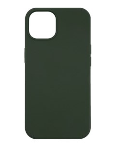 Чехол накладка liquid silicone case MagSafe support для iPhone 13 Pro зеленая Unbroke
