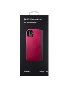 Чехол накладка liquid silicone case MagSafe support для iPhone 13 Pro Max винная Unbroke