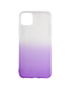 Чехол накладка силикон Crystal для iPhone 11 Pro Max градиент фиолетовый Ibox