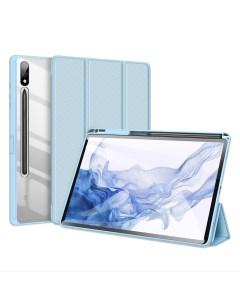 Чехол книжка для Samsung Galaxy Tab S9 Plus Toby series голубой Dux ducis