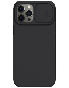 Чехол CamShield Silky Magnetic Silicone для iPhone 12 12 Pro Черный Nillkin