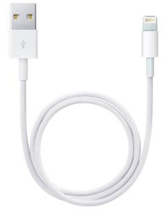 Кабель для зарядки телефона Lightning USB для iPhone Glory R 1м белый Apple