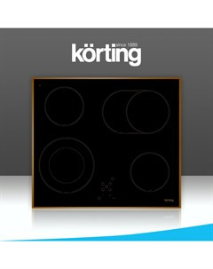 Встраиваемая варочная панель электрическая HK 6205 RN черный Korting
