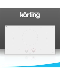 Встраиваемая варочная панель индукционная HIB 95750 BW Smart белый Korting