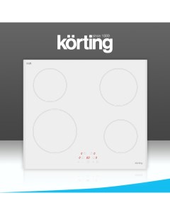 Встраиваемая варочная панель индукционная HI 64013 BW белый Korting