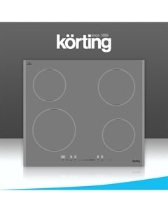 Встраиваемая варочная панель индукционная HI 64560 BGR серый Korting