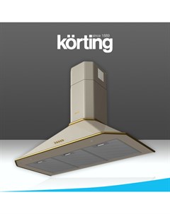 Вытяжка настенная KHC 9839 RGB бежевый Korting