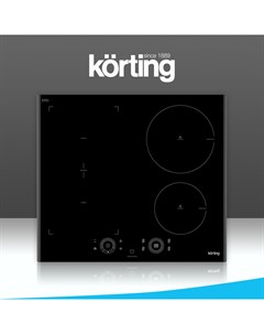 Встраиваемая варочная панель индукционная HIB 64750 B Smart черный Korting