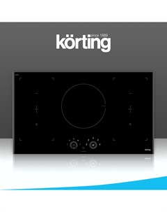 Встраиваемая варочная панель индукционная HIB 95750 B Smart черный Korting
