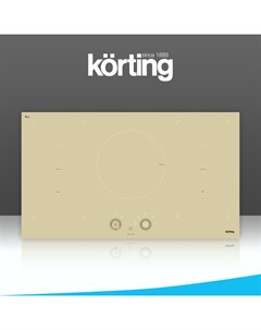 Встраиваемая варочная панель индукционная HIB 95760 BB Smart бежевый Korting