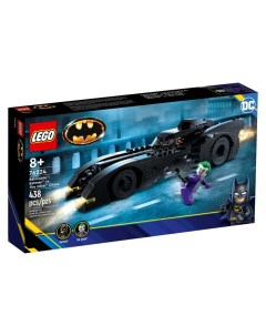 Конструктор Super Heroes 76224 Бэтмобиль Бэтмен против Джокера Чейза 438 деталей Lego