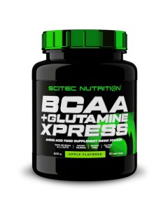 Комплекс аминокислот BCAA Glutamine Xpress 600 г яблоко Scitec nutrition