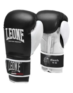 Детские боксёрские перчатки Flash чёрный 6oz Leone
