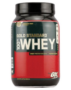 Протеин 100 Whey Gold Standard 908 г chocolate mint Optimum nutrition