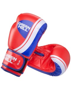 Боксерские перчатки Knockout красные 10 унций Green hill