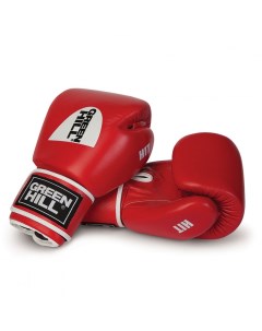 Боксерские перчатки HIT красные 10 унций Green hill