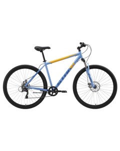 Велосипед 23 Respect 29 1 D Microshift голубой металлик синий оранжевый 22 Stark