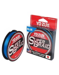 Плетеный шнур для рыбалки YO Zuri PE SUPERBRAID 300YDS Blue 40Lbs 0 32mm Yo-zuri