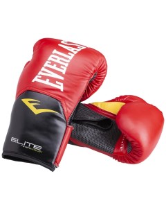 Боксерские перчатки Elite ProStyle красный 10 унций Everlast