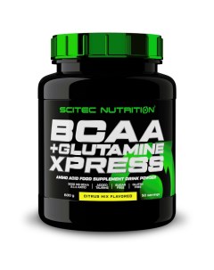 Комплекс аминокислот BCAA Glutamine Xpress 600 г цитрусовый микс Scitec nutrition