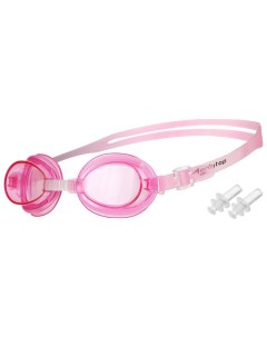 Очки для плавания ONLYTOP детские с берушами розовые 803 Onlitop