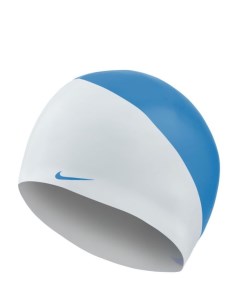 Шапочка Для Плавания Slogan Cap белый голубой Nike
