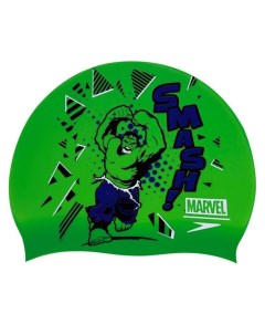 Шапочка Для Плавания 2022 Hulk Slogan Prt Cap Ju Classic Green Violet Speedo