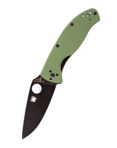 Туристический нож Tenacious Gm Black green Spyderco