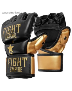 Снарядные перчатки 4153979 gold black M INT Fight empire