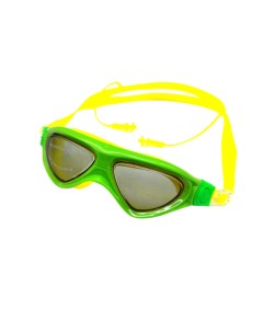 Очки для плавания Нев в чехле с берушами зеленые Nobrand