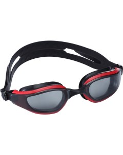 Очки для плавания красно черные тонированные AF от UVA UVB силикон GA 2423 Wave