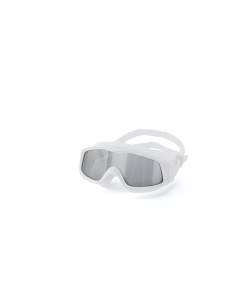 Очки полумаска для плавания подростковые белые AF от UVA UVB силикон M 1418 Wave