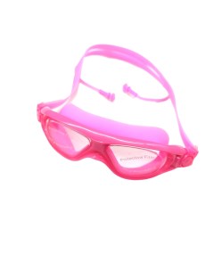 Очки для плавания Нев в чехле с берушами розовые Nobrand
