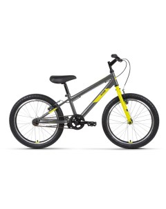 Детский велосипед Велосипед Детские MTB HT 20 1 0 год 2022 цвет Серебристый Желт Altair