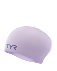 Шапочка Для Плавания Long Hair Wrinkle Free Silicone Cap Фиолетовый Tyr