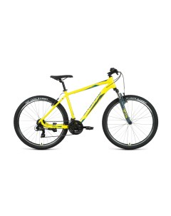 Велосипед Apache 27 5 1 2 S 2021 15 желтый зеленый Forward