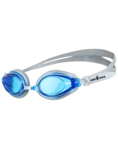 Очки для плавания Techno II серебряный синий Mad wave
