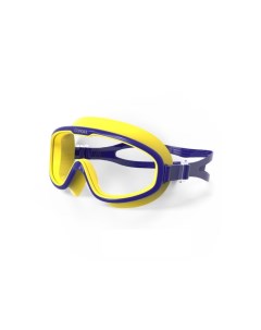 Очки полумаска для плавания детские YJ 39103 синие желтые Copozz