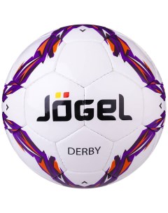 Футбольный мяч Derby 3 white violet Jogel