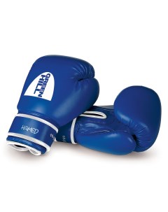 Боксерские перчатки HAMED синие 6 унций Green hill