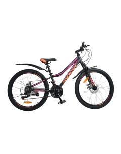 Велосипед MА240DW 2021 12 черный розовый Rook