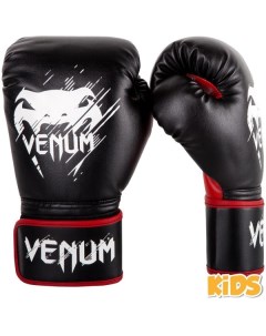 Боксерские перчатки Contender Kids черные 8 унций Venum