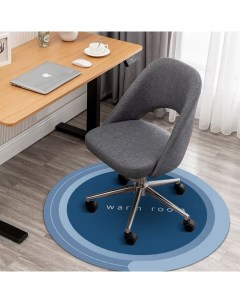 Защитный коврик под компьютерное или офисное кресло круглый 800х800х3 резиновое основание Autokot