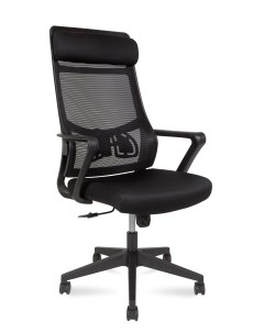 Кресло офисное Tender черный пластик черная сетка черная ткань Norden