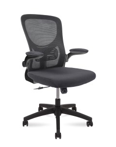 Кресло офисное Flex черный пластик серая сидушка серая спинка Norden