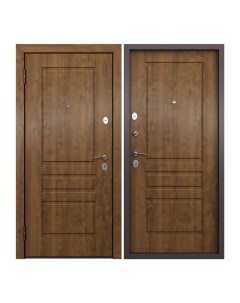 Дверь входная Torex Flat S для квартиры металлическая 950х2050 левый коричневый Torex стальные двери