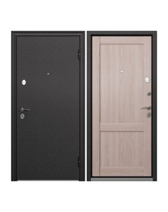 Дверь входная Torex Flat XL для квартиры металлическая 950х2050 правый черный бежевый Torex стальные двери