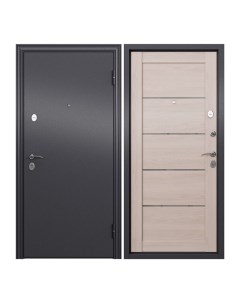 Дверь входная Torex Flat XL для квартиры металлическая 860х2050 правый серый бежевый Torex стальные двери