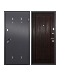 Дверь входная Torex Flat S для квартиры металлическая 950х2050 правый серый коричневый Torex стальные двери