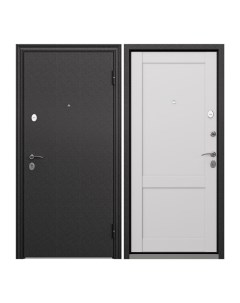 Дверь входная Torex Flat XL для квартиры металлическая 950х2050 правый черный белый Torex стальные двери